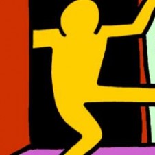 Coming out of the closet cartoon image