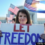 Marriage Equality supporters in Washingto D.C., March 2013.