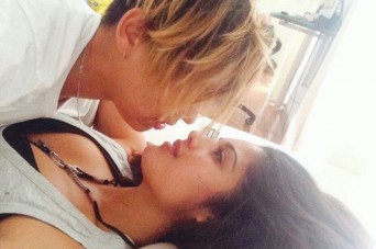 Patricia Yurena with girlfriend