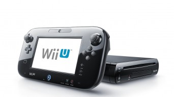 Wii U game system in black