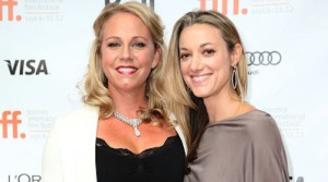 Zoie Palmer with partner Alex Lalonde