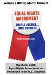 Women’s History Month: Congress mulls Equal Rights Amendment